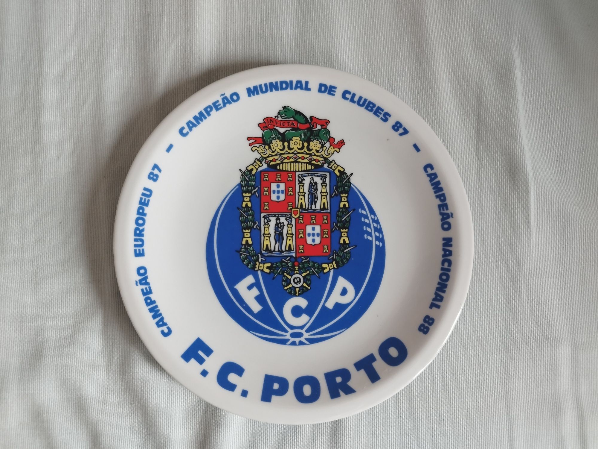 Prato FCPORTO campeão europeu/mundial clubes 87.