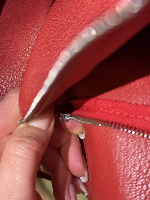 Hermes Jypsiere червона велика сумка