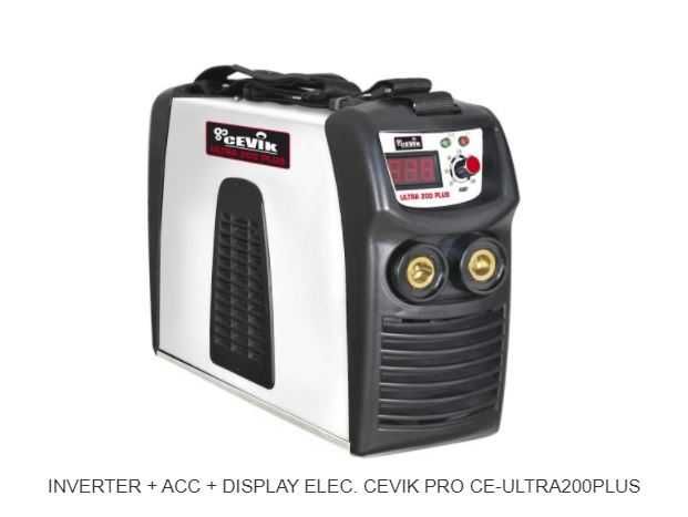 Máquina Soldar Inverter DISPLAY DIGITAL PRO CE-ULTRA200PLUS