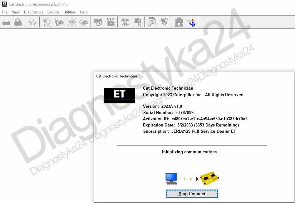 CAT ET 2023a + Factory Password Generator Najnowsza Wersja Software