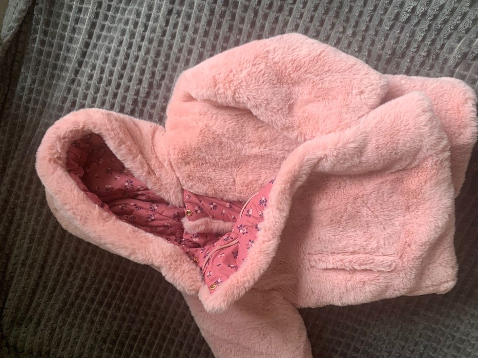 Двостороння куртка-шуба для дівчинки  98 р