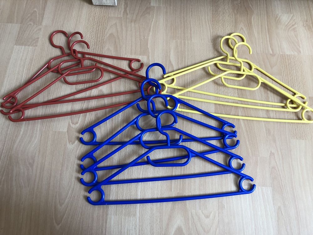 Wieszaki na ubrania 10 szt. Plastikowe