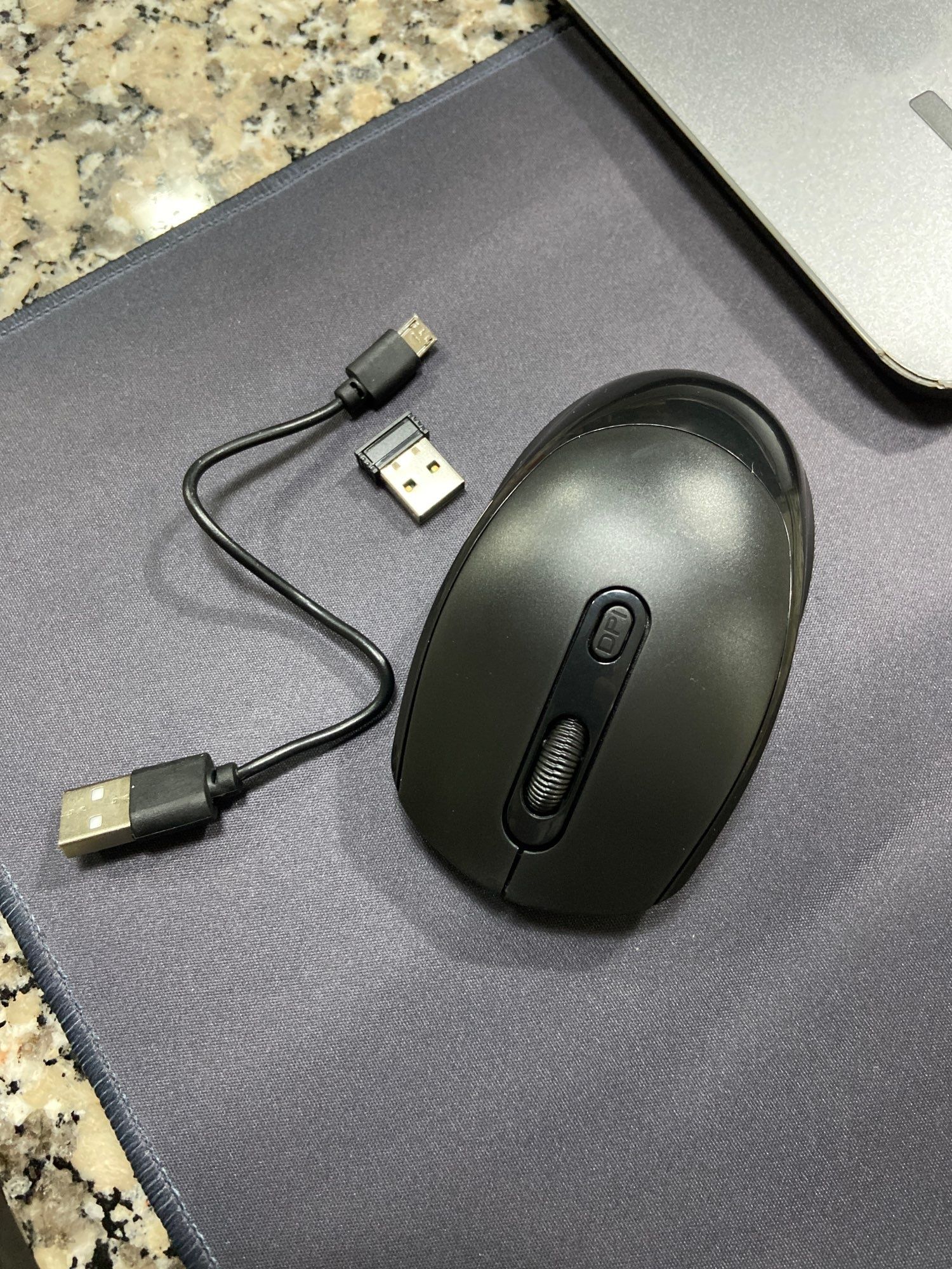 Мишка зарядна мишка комп'ютера USB або з адаптером зарядна
