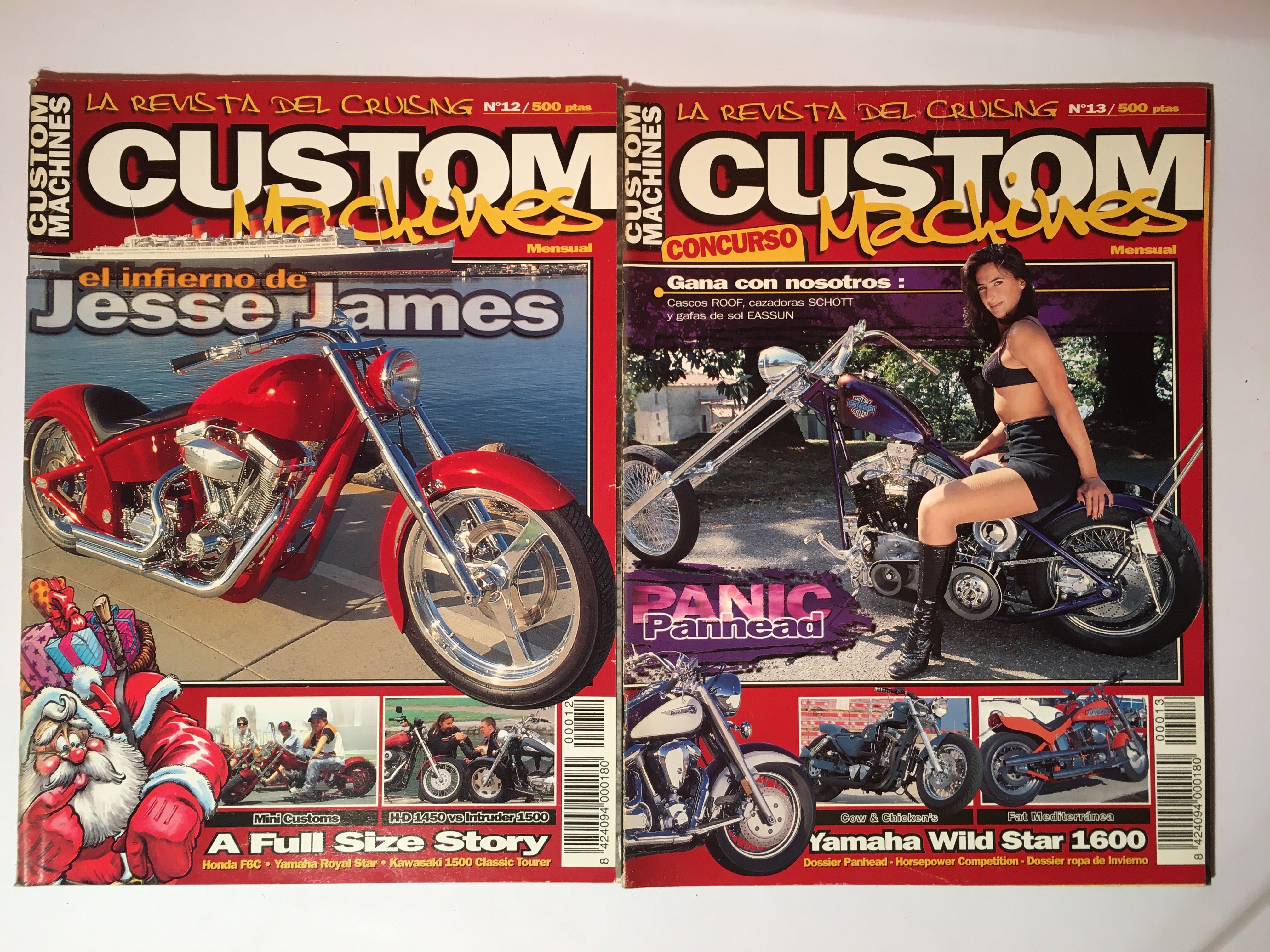 CUSTOM MACHINES - 8 revistas de motos