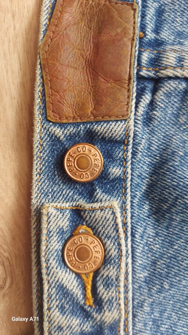 Unikatowa kurtka jeansowa Pepe Jeans, styl vintage