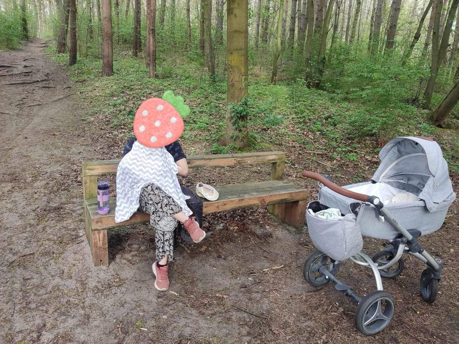 Mama bear- Chusta do karmienia piersią + etui