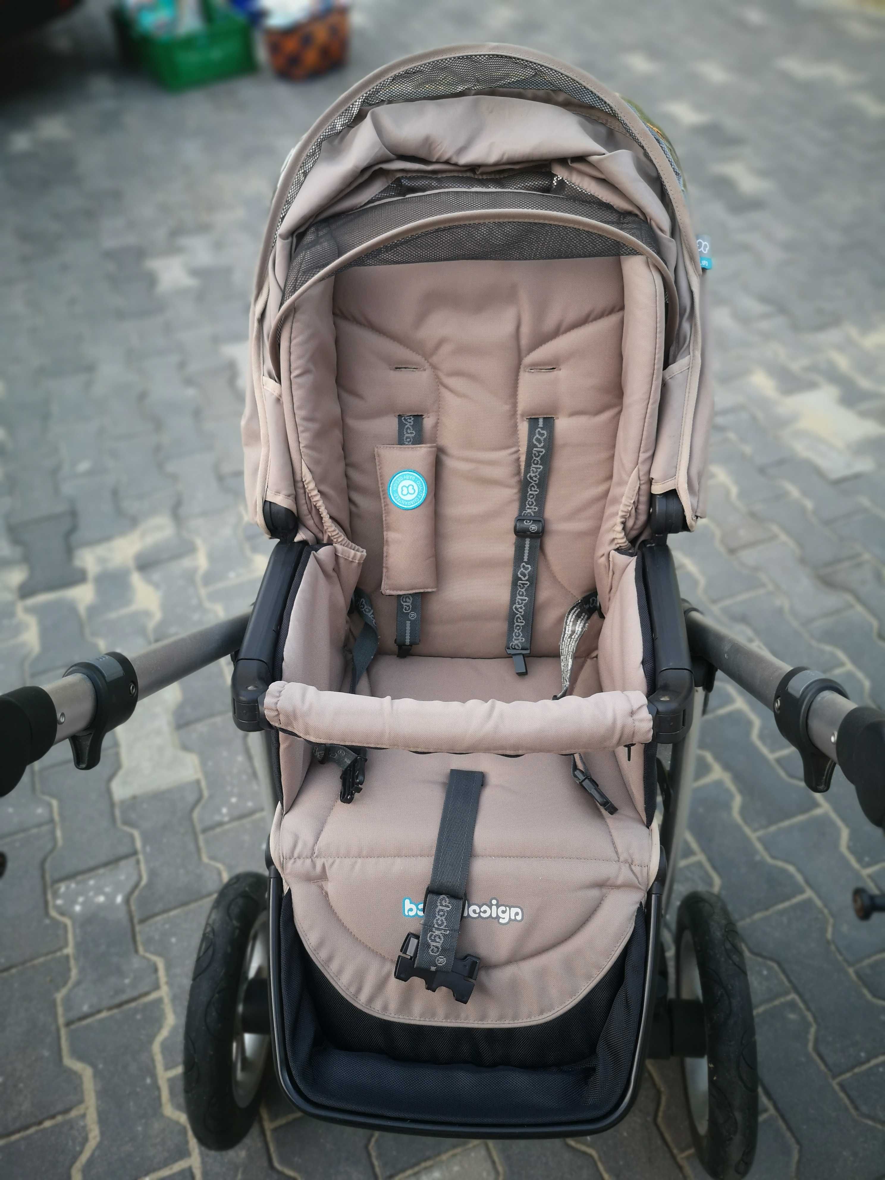 Wózek 2w1 gondola, spacerówka baby design