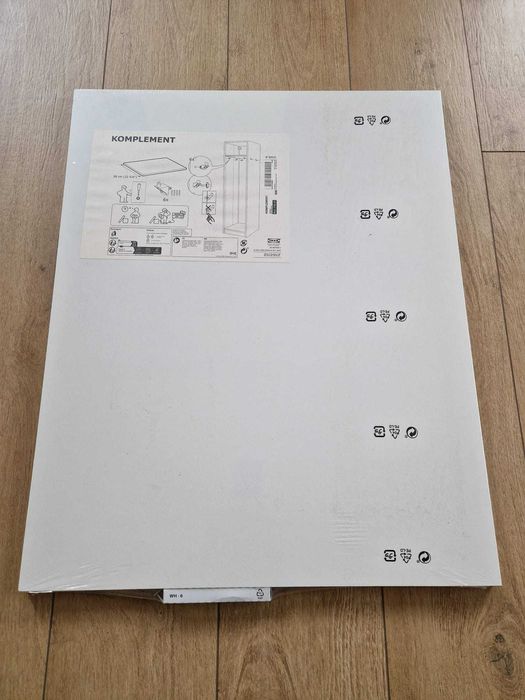 IKEA KOMPLEMENT, półka, biały, 75x58 cm, 902.779.61