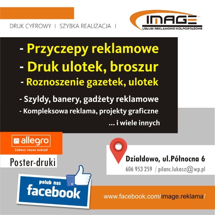 Reklama mobilna/przyczepa/laweta reklamowa/nagłośnienie/banery/olsztyn