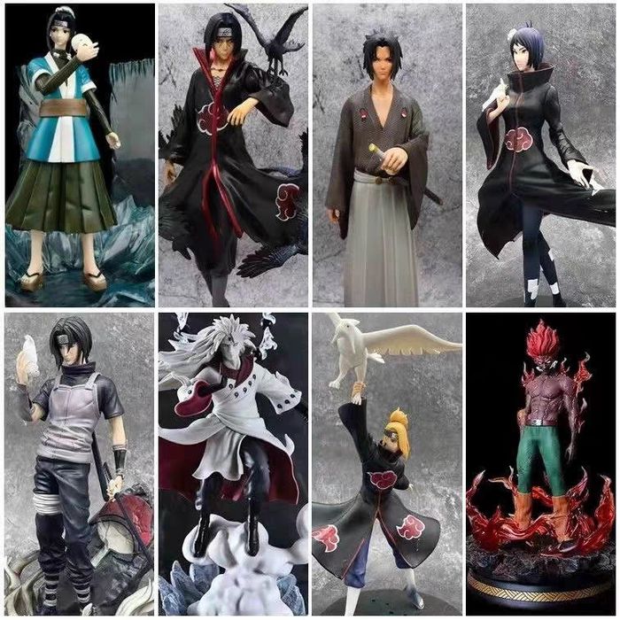 Фигурки Naruto — Итачи, Саске, Наруто, Дейдара — коллекционные модели