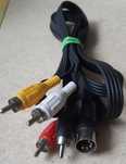 Kabel DIN - 4x RCA Audio Unitra