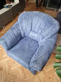 Fotel używany niebieski