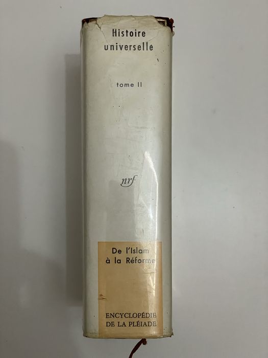 Livro Histoire Universelle 2 - Encycloédie de La Pléiade (Francês)