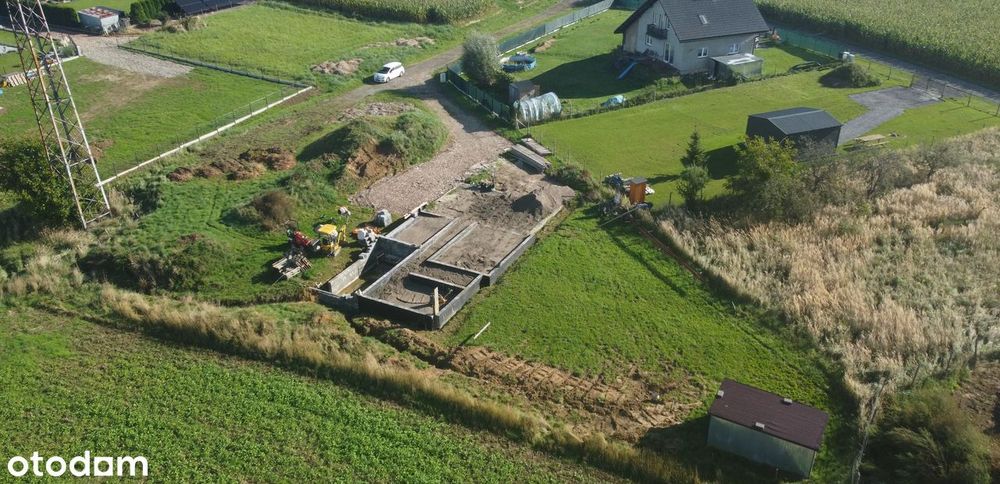 Działka budowlana z projektem – Pogwizdów, ul. Graniczna BEZ PROWIZJI