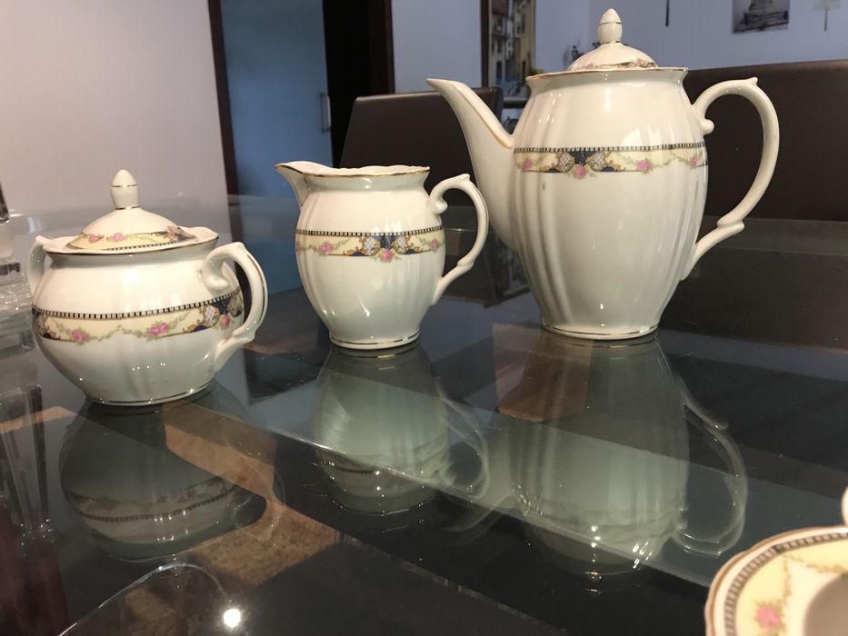 Conjunto de chavenas cafe/cha