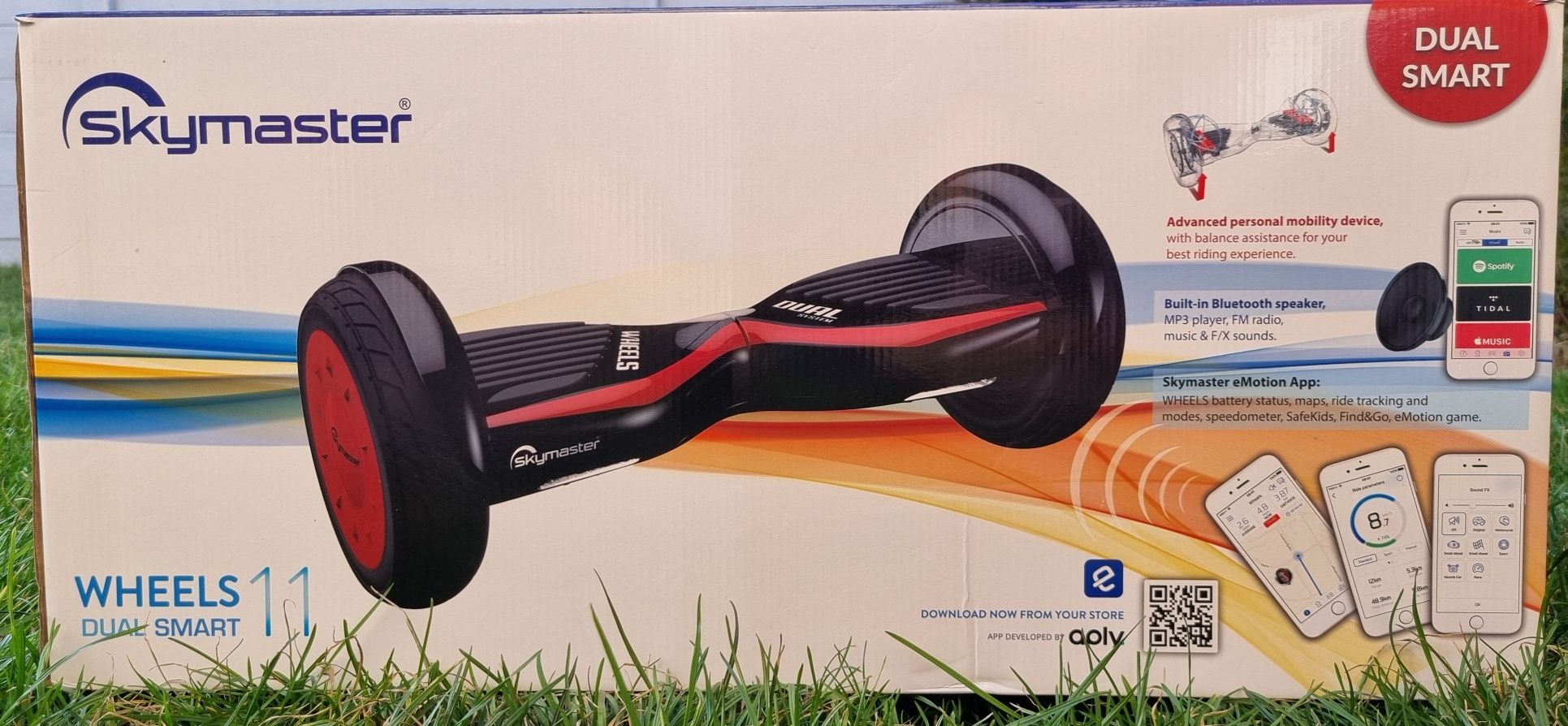 Hoverboard,  deska elektryczna Skymaster Wheels 11 Dual Smart