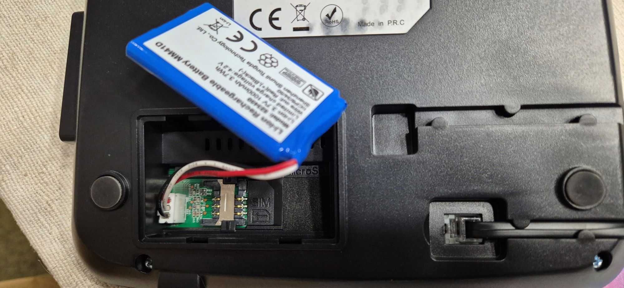 Telefone Fixo GSM - Cartão SIM 4G - Maxcom MM41D