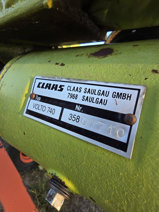 Przetrzaszcz claas volto 740 7,40metra