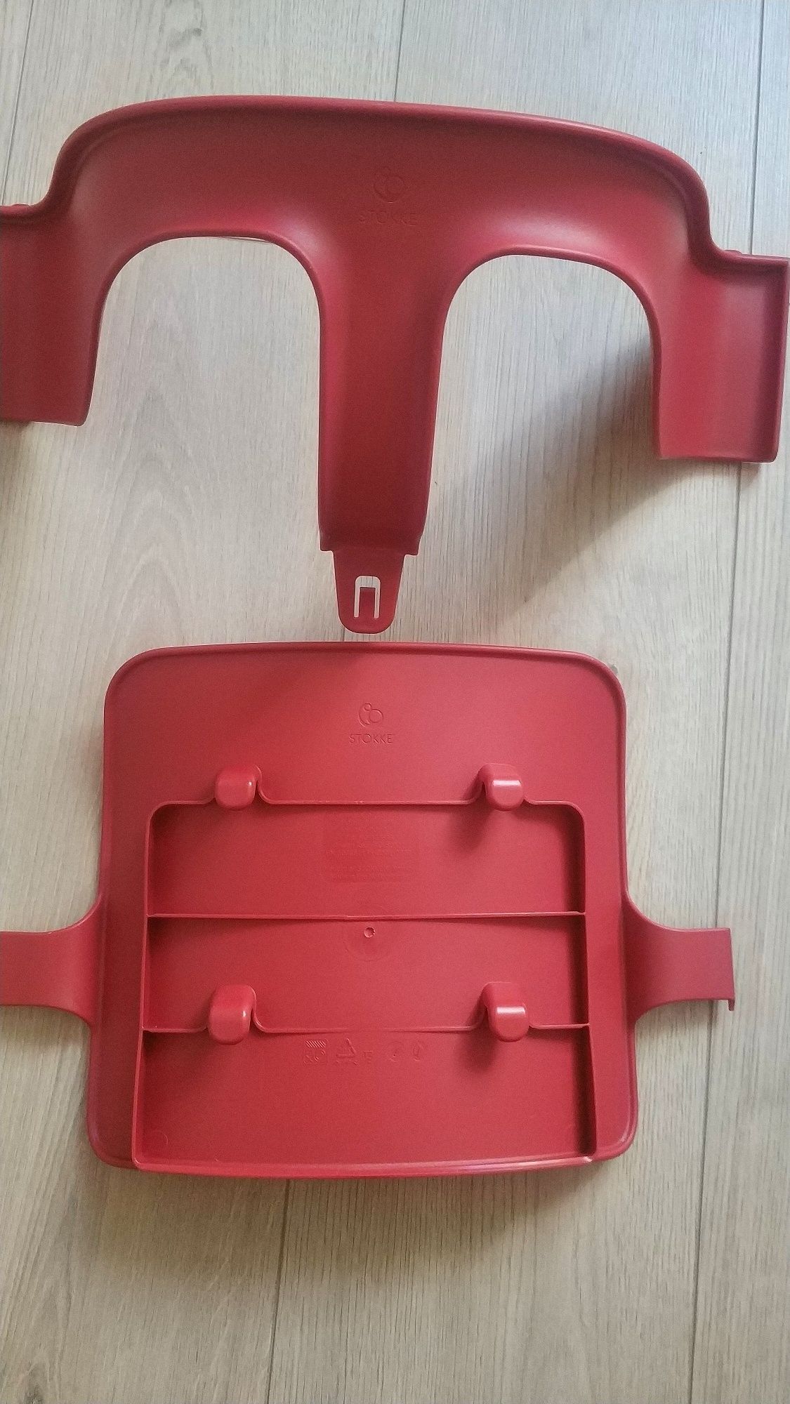 Stokke Tripp Trapp baby set siedzisko oparcie pałąk ślizgacze Trap