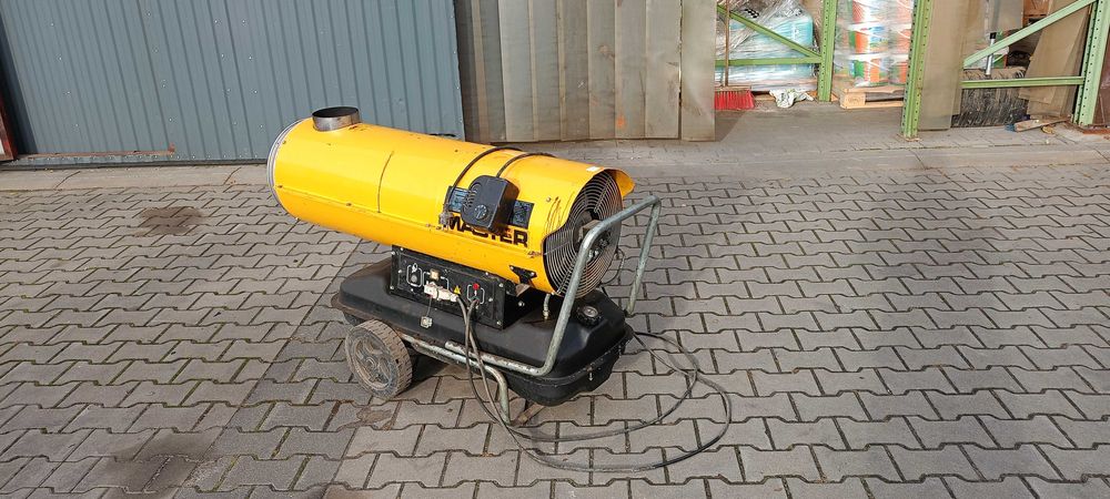 nagrzewnica z odprowadzaniem spalin i termostatem master bv170e