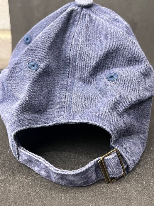 Nowa granatowa czapka z daszkiem bawełniana Alaska vintage unisex