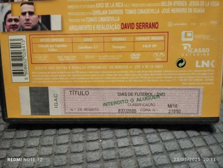 DVD - Dias de Futebol - comédia