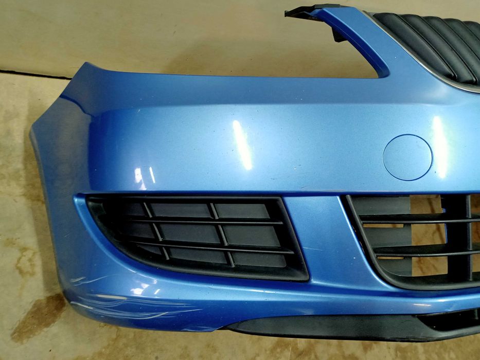 Skoda Fabia 2 FL lift zderzak przód przedni kolor niebieski oryginał