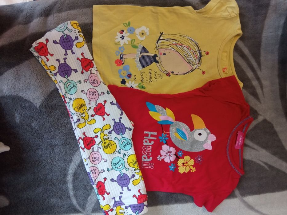 Zestaw  bluzka, legginsy r.80