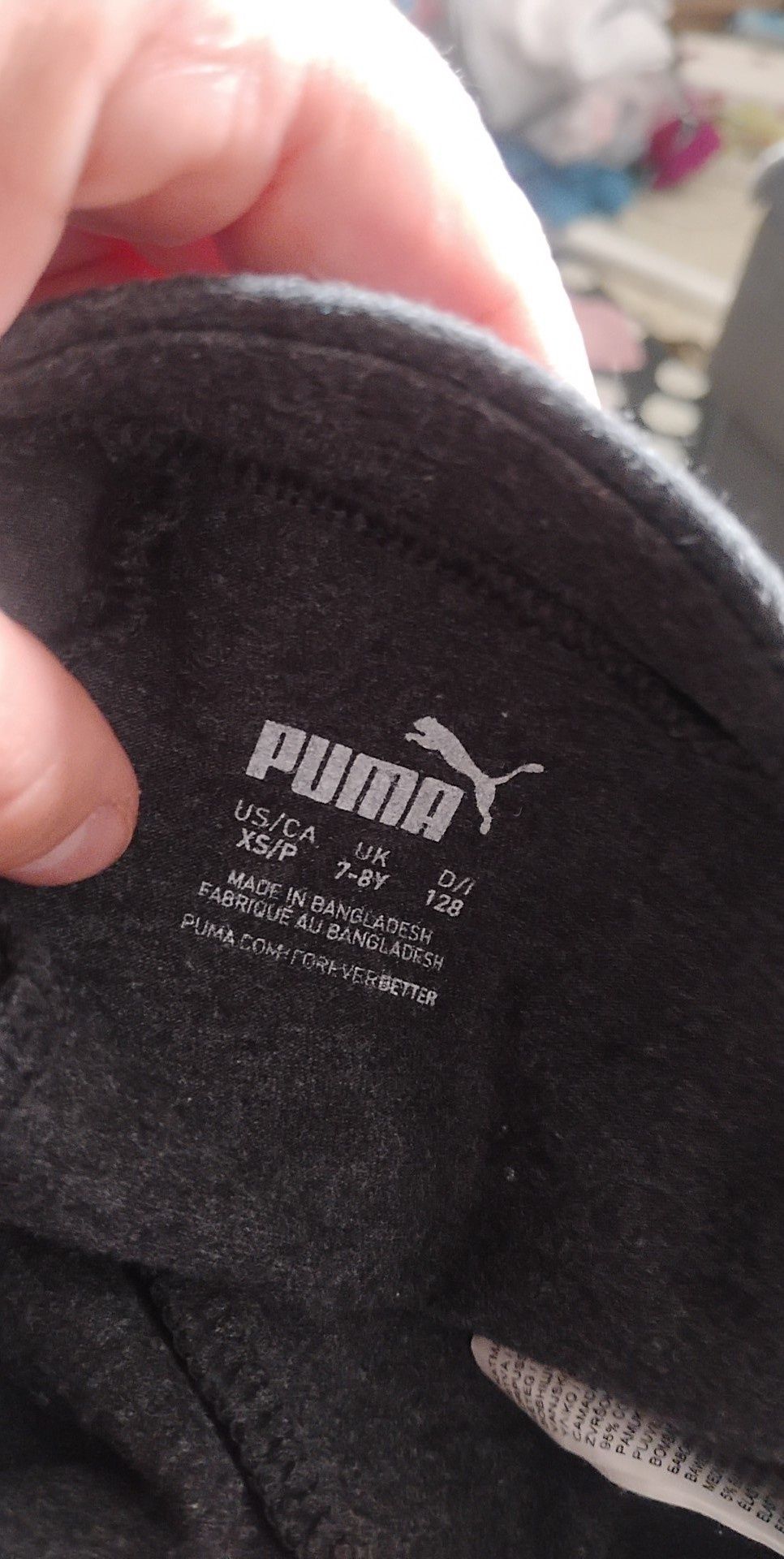 128 7-8l Puma legginsy grafit