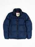 Tommy Hilfiger granatowa kurtka puchowa zimowa M logo