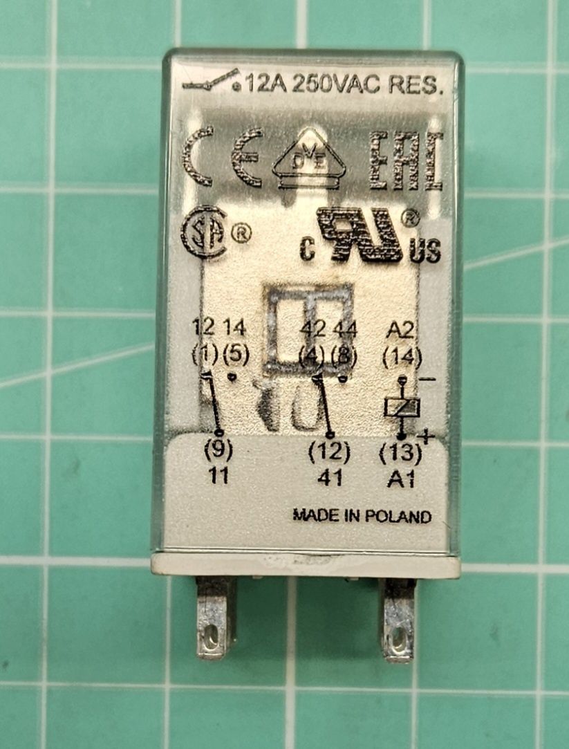 5 szt. Relpol R2N, przekaźnika 24VDC, DPDT