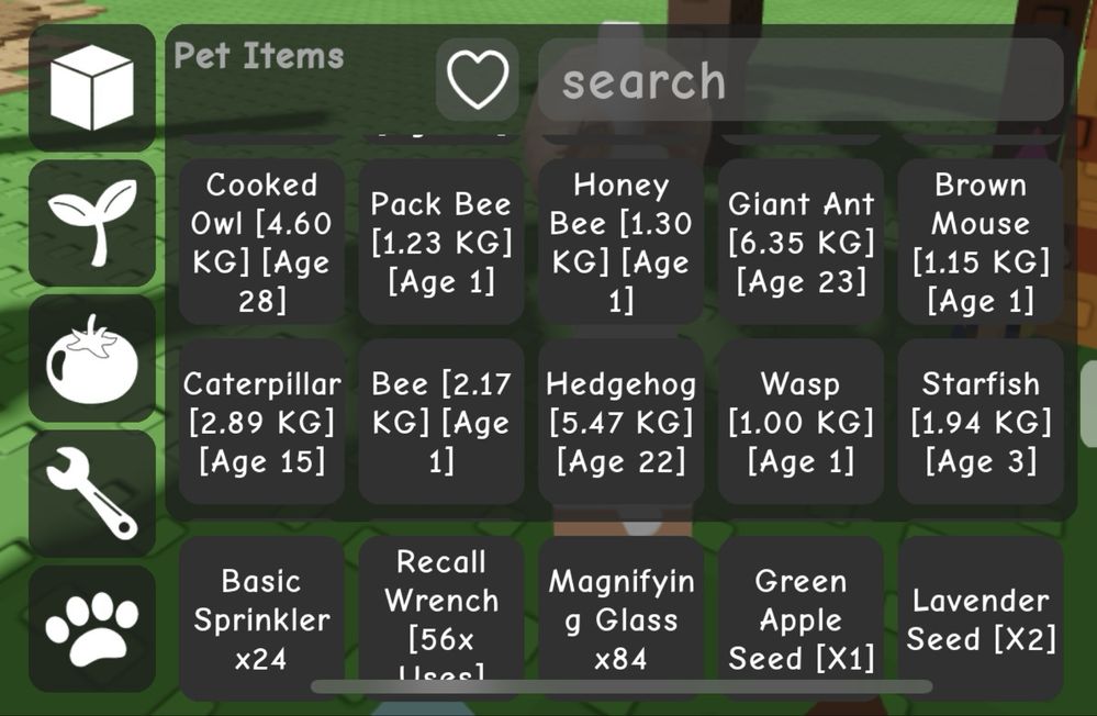 Пети grow a garden roblox