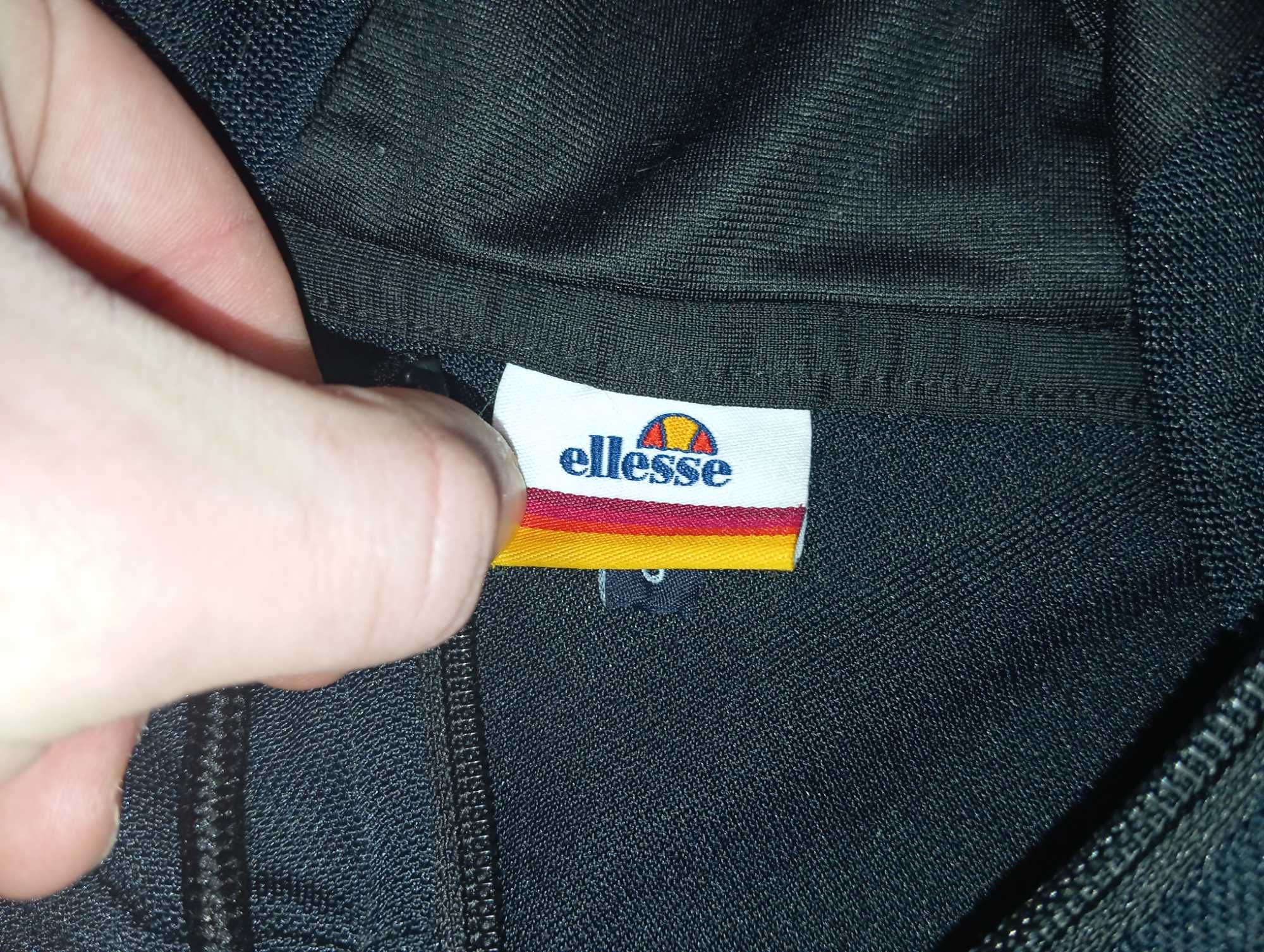 Кофта ellesse чорно-зелена