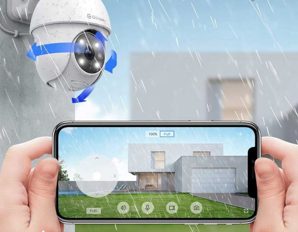 GALAYOU 2K Y4 Kamera zewnętrzna monitoring WiFi 360