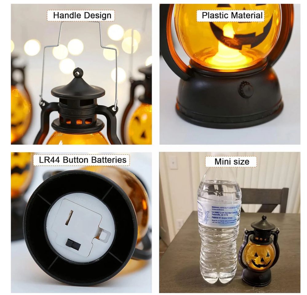 3 lampionów na Halloween