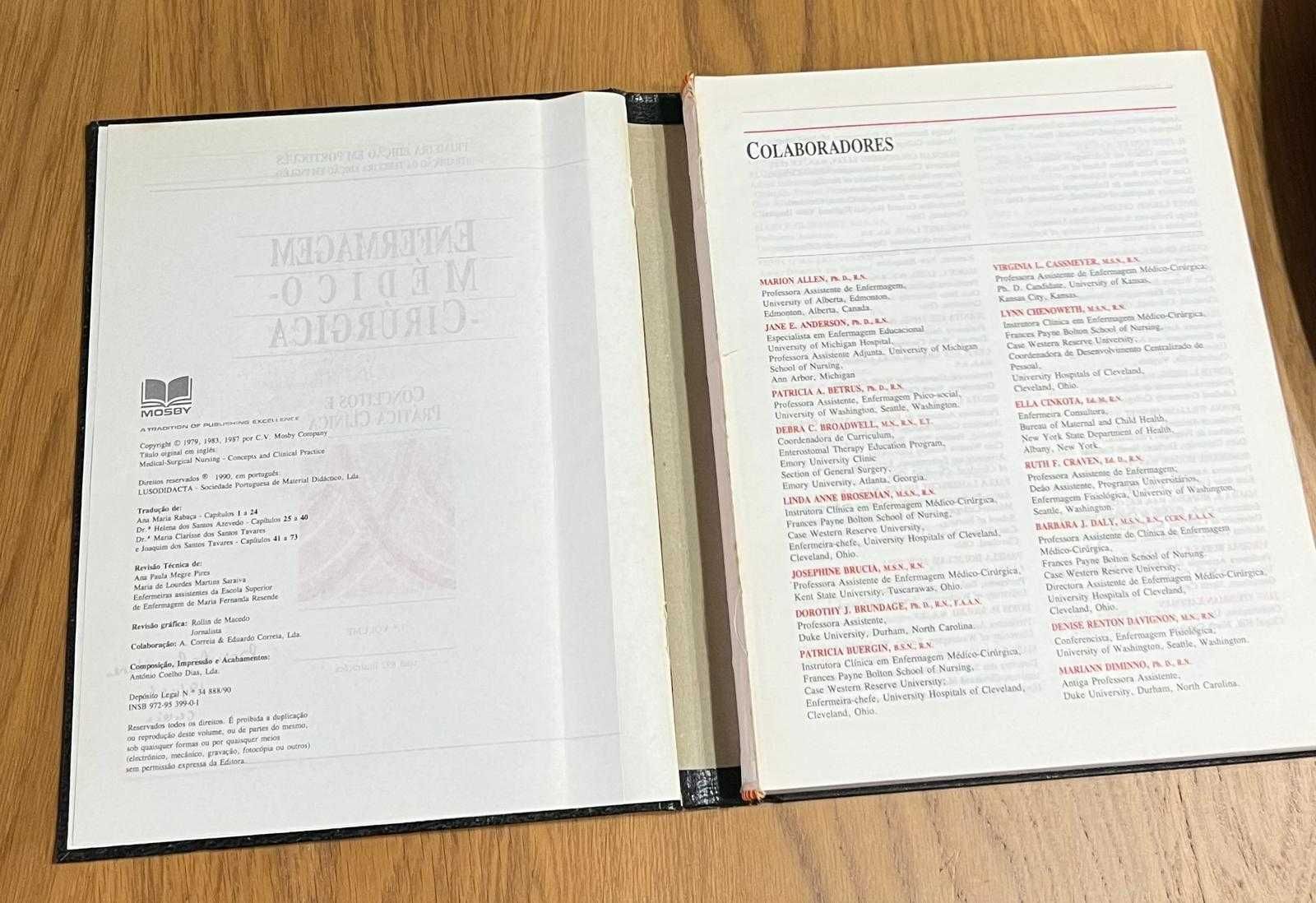Livros Enfermagem Médico Cirúrgica - Volume 1 e Volume 3