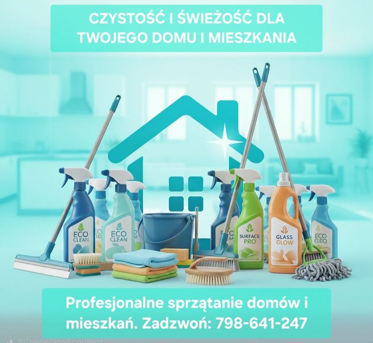 Kompleksowe sprzątanie domów i mieszkań - Łódź i okolice