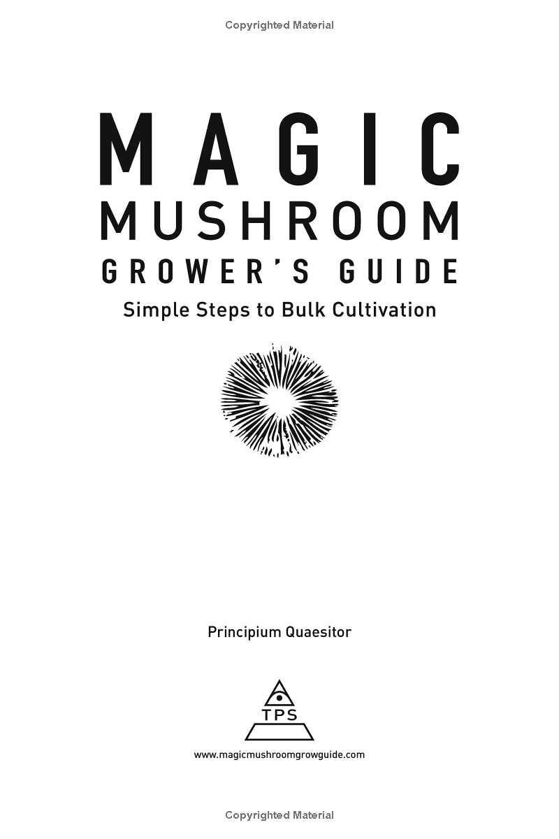 Книга "Magic Mushroom Grower's Guide Simple Steps to Bulk Cultivation"