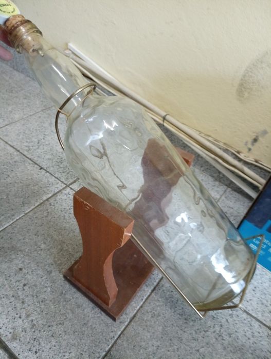 Rara antiga  grande Garrafa vintage White Label Dewars Johnnie Walker*