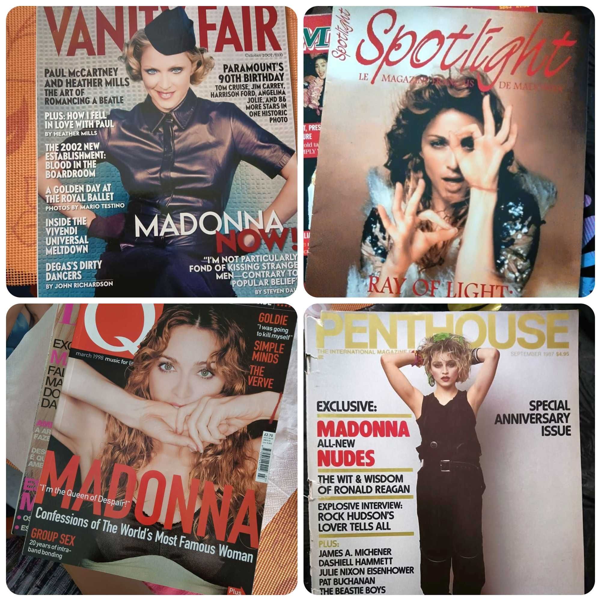 Madonna revistas estrangeiras e portuguesas em bom estado como novas