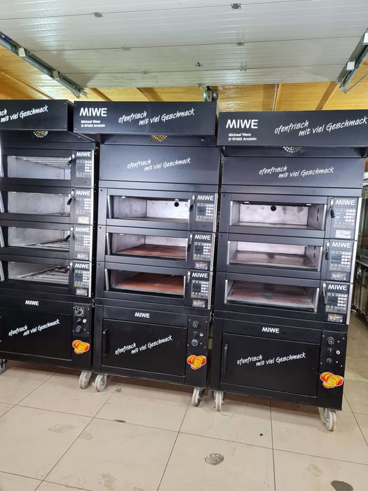 Печь Хлібопiч Miwe Condo подовая на камне с расстойкой на три яруса