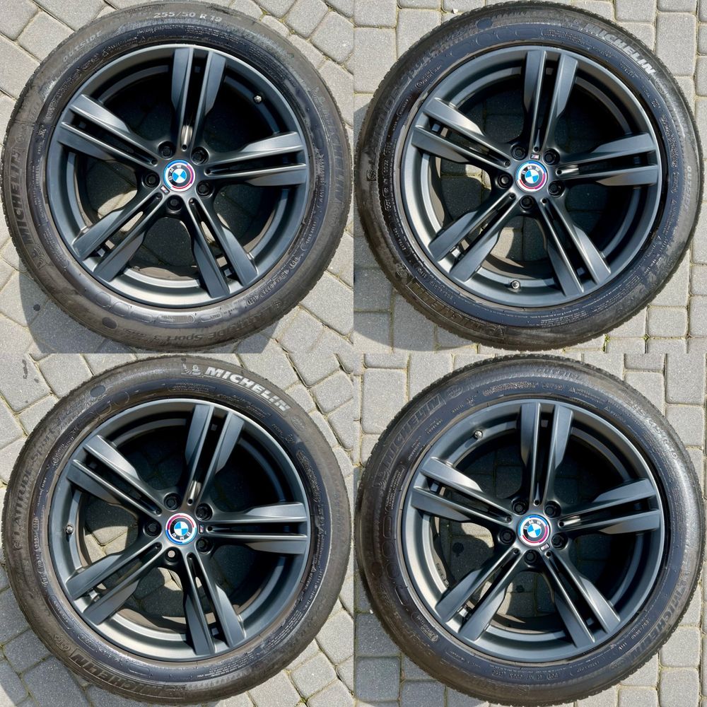 Bmw X5 F15 X6 F16 E70 Alu Felgi 19 Cali Opony TPMS M-Pakiet Czarny Mat