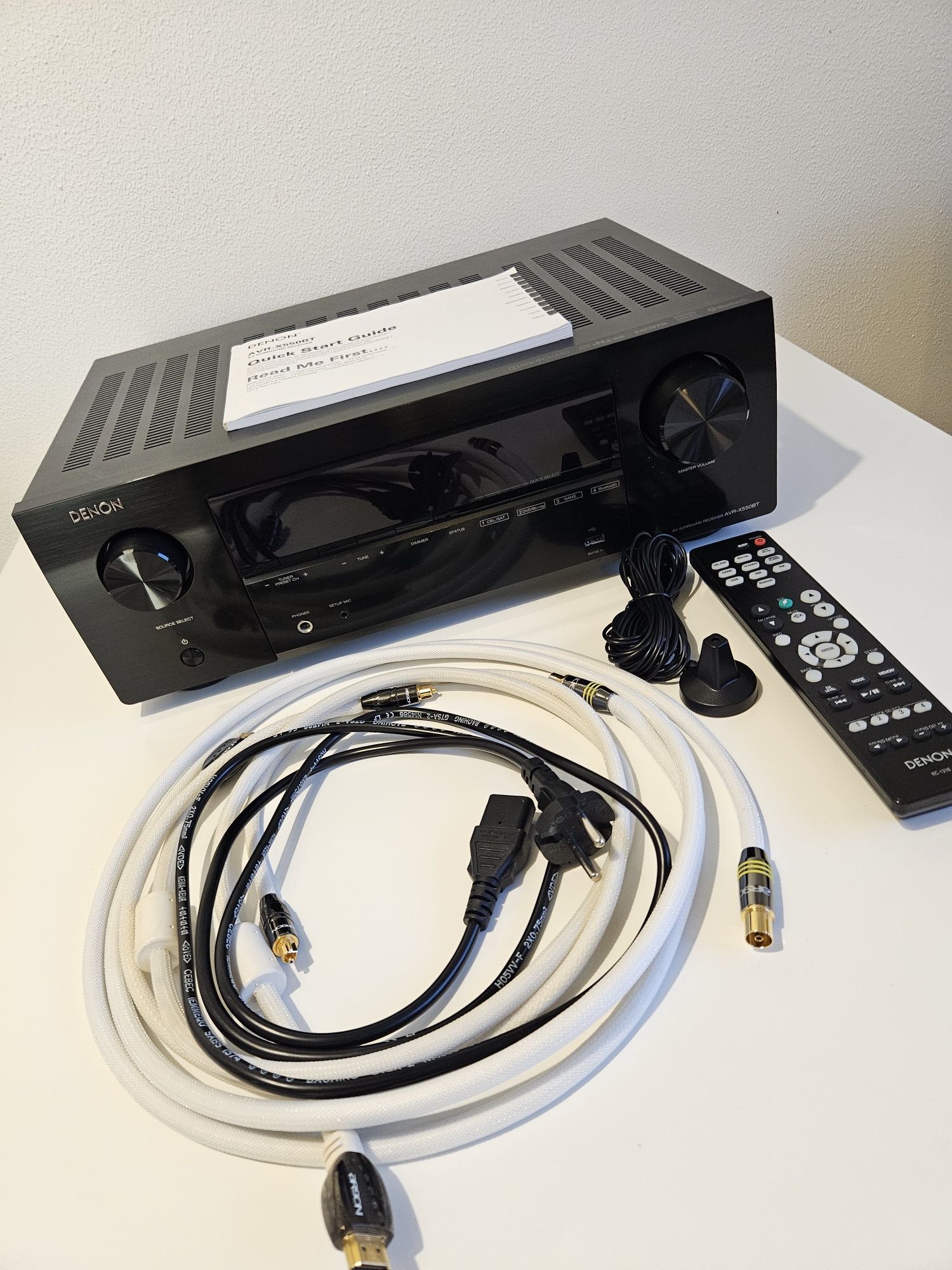 DENON AVR-X550bt 5.2 Bluetooth 4K Dolby Vision