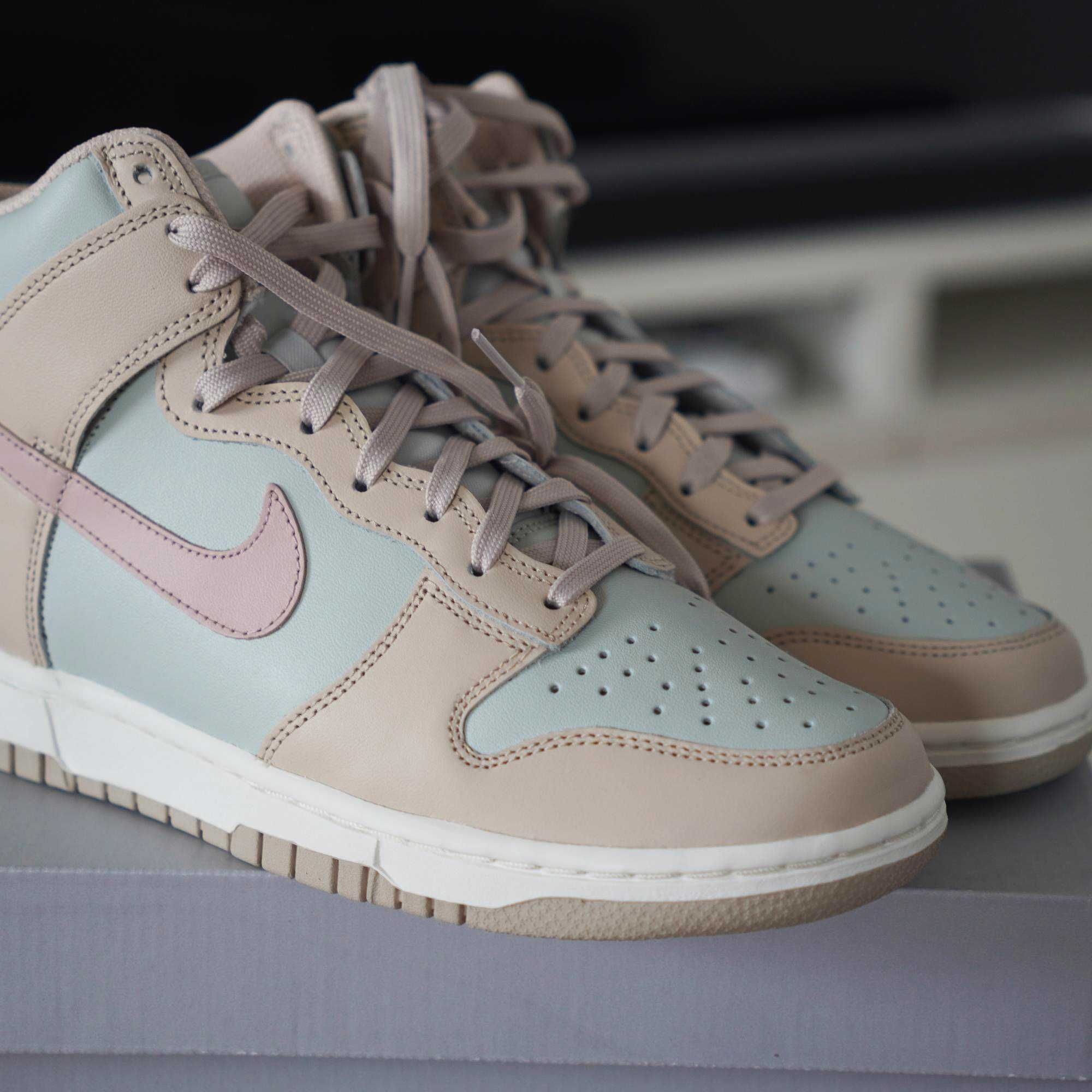 Buty NIKE Dunk High - beżowe - r. 39 - oryginalne