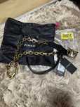 Pinko pasek love day chain simply h2 belt skórzany pasek z łańcuszkiem
