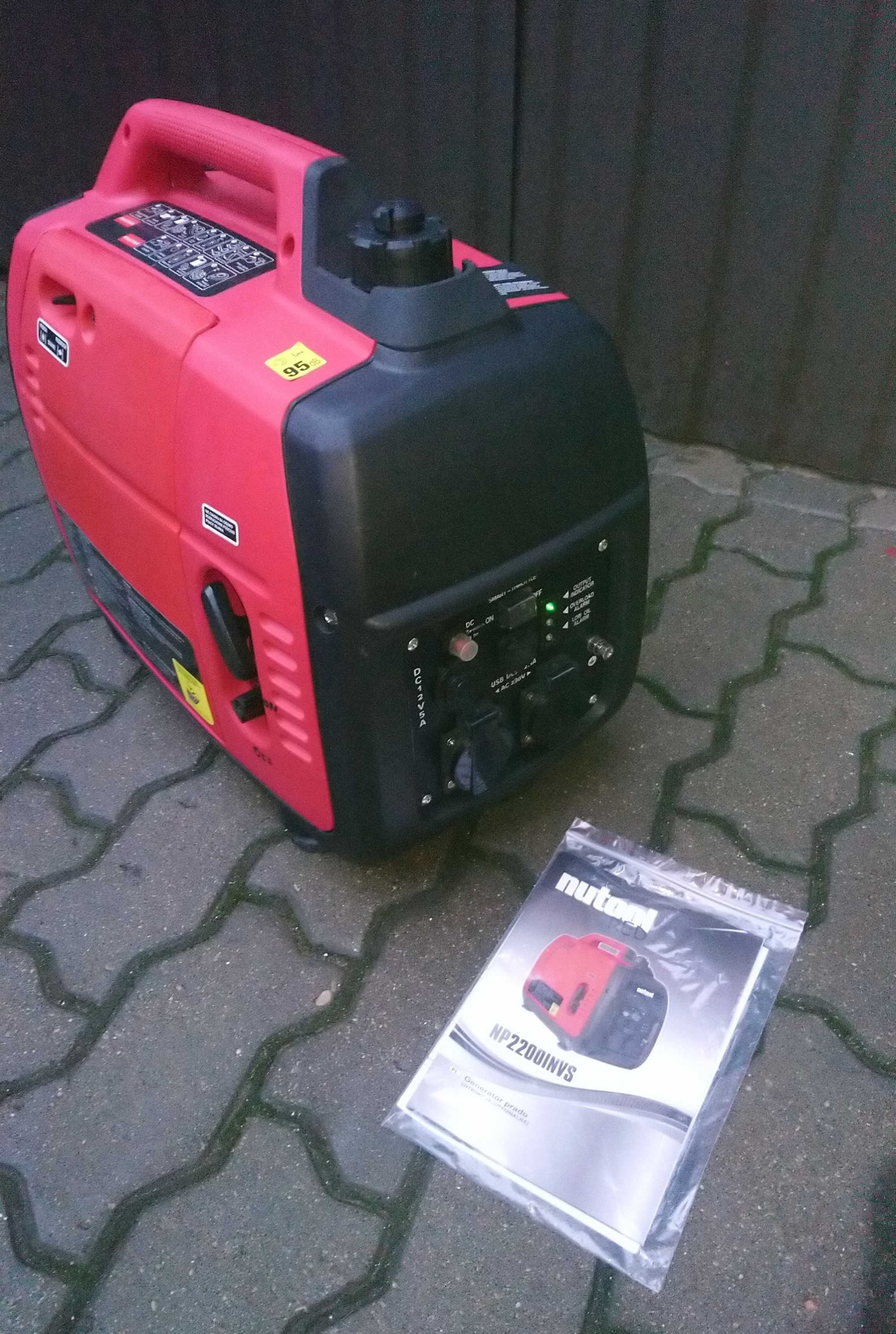 Generator, agregat inwerterowy 2200/1800W do elektroniki, benzyna