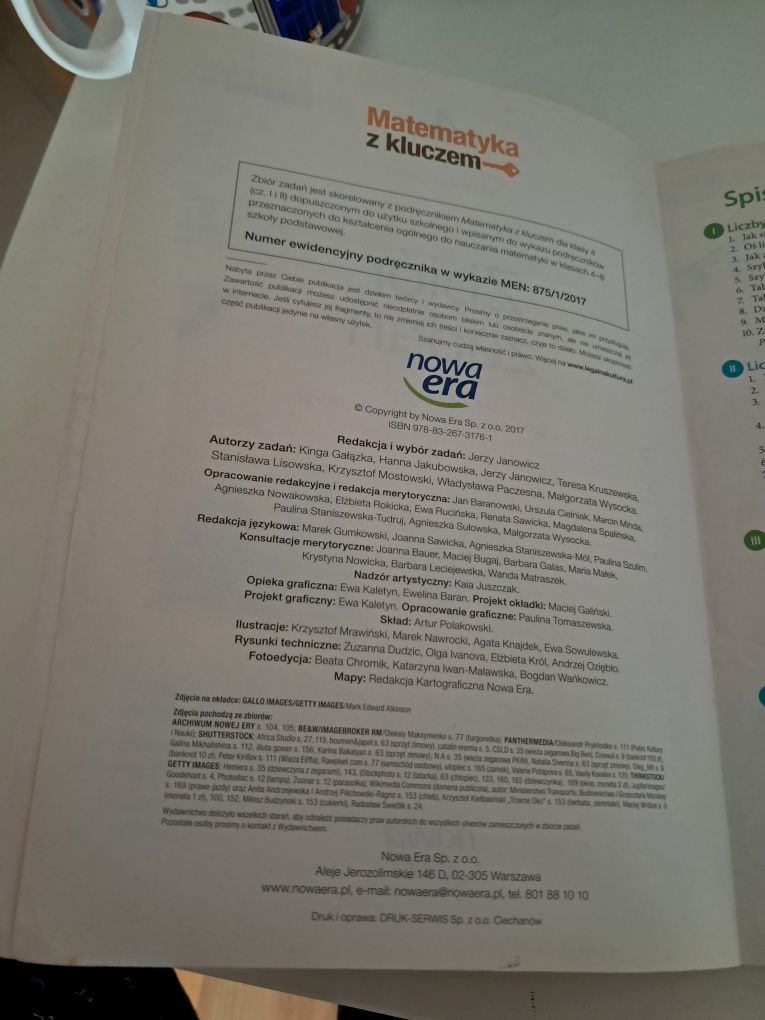 Zbiór zadań klasa 4 matematyka z kluczem nowa era