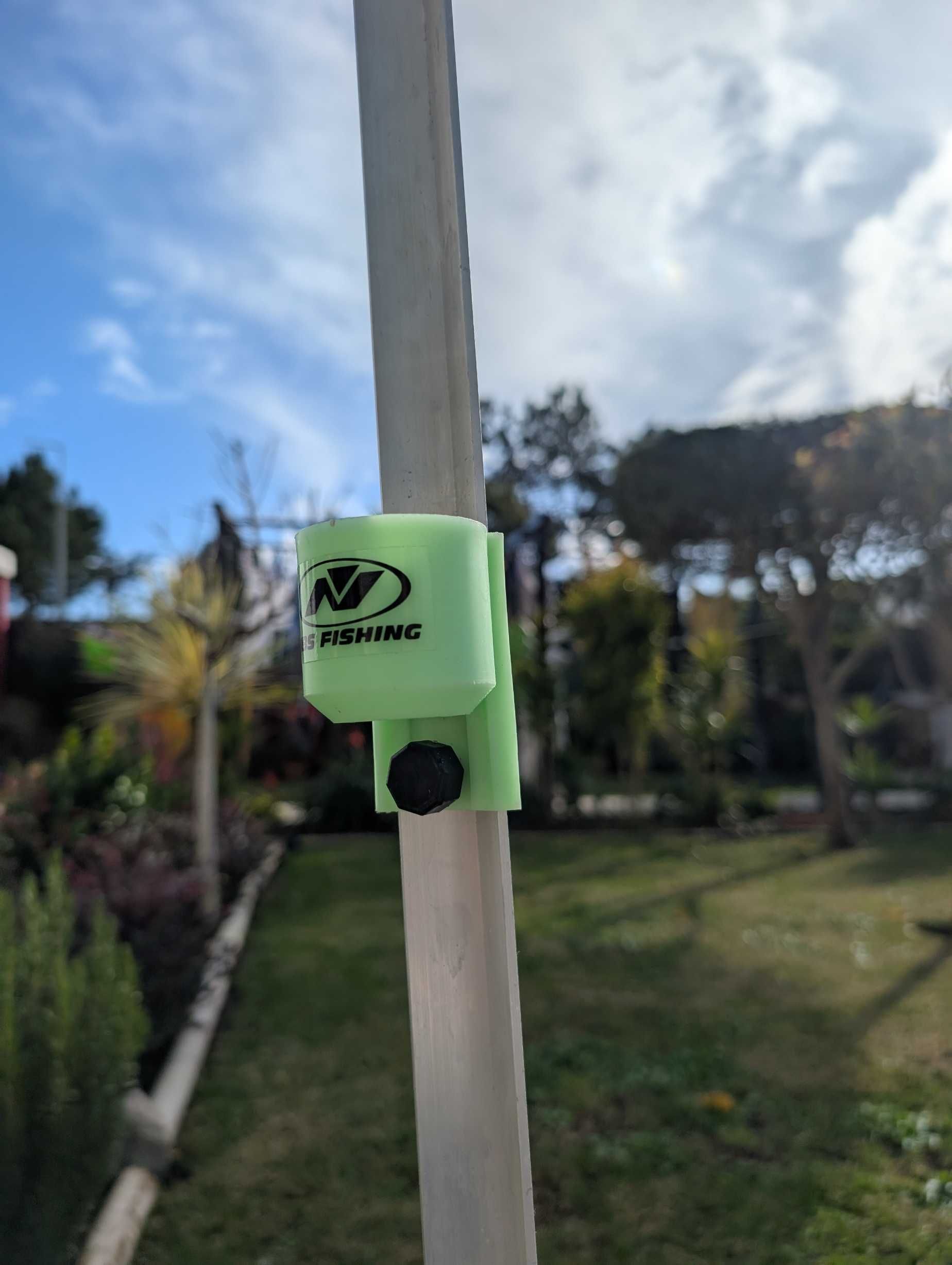 Suporte de alumínio NBS com 1.5m regulável para cana de Surfcasting