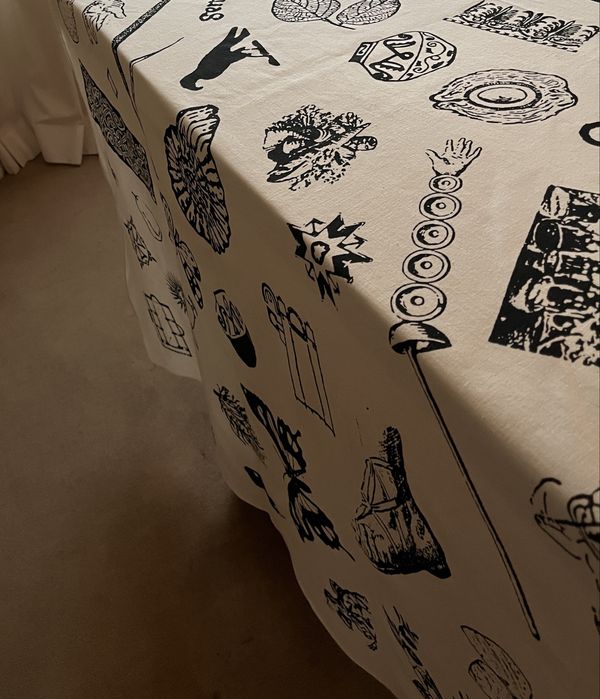 Toalha de mesa em algodão original