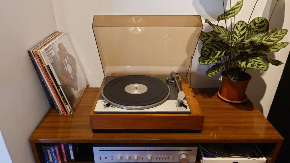 Lenco L75 gramofon manualny, drewno, vintage lata 60te